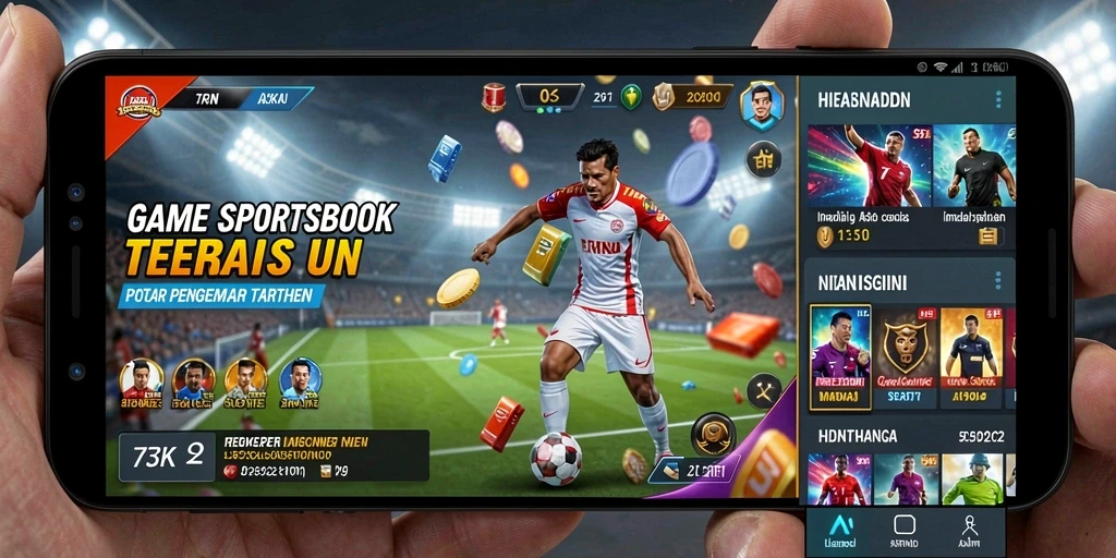 Screenshot 73K menampilkan pengalaman sportsbook yang menarik.