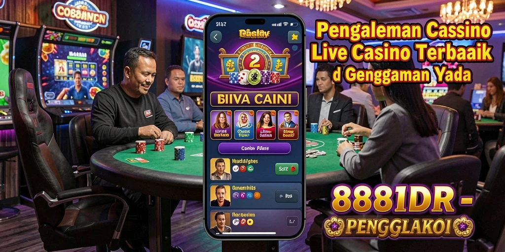 Screenshot gameplay 888IDR menampilkan suasana kasino langsung yang memukau.