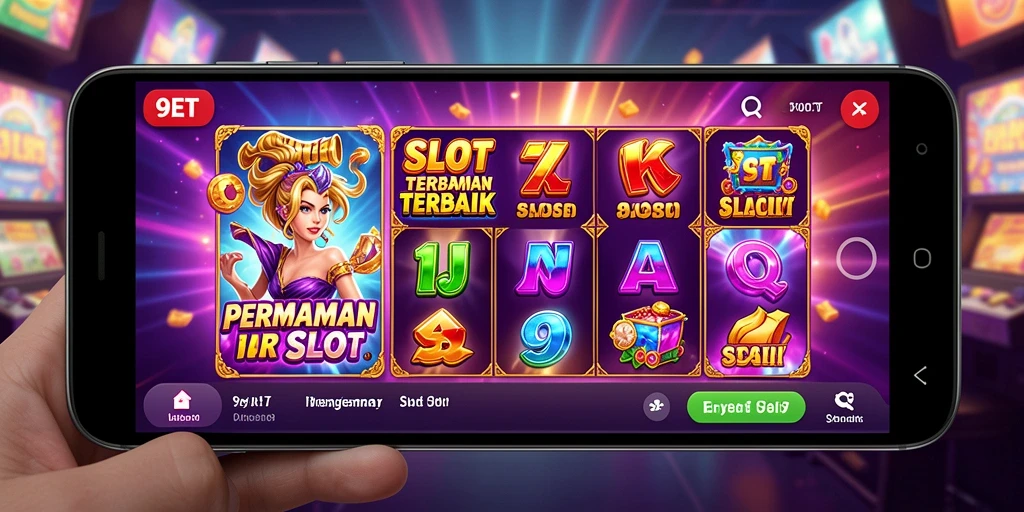 Screenshot gameplay Slot 9ET yang menampilkan putaran menarik.