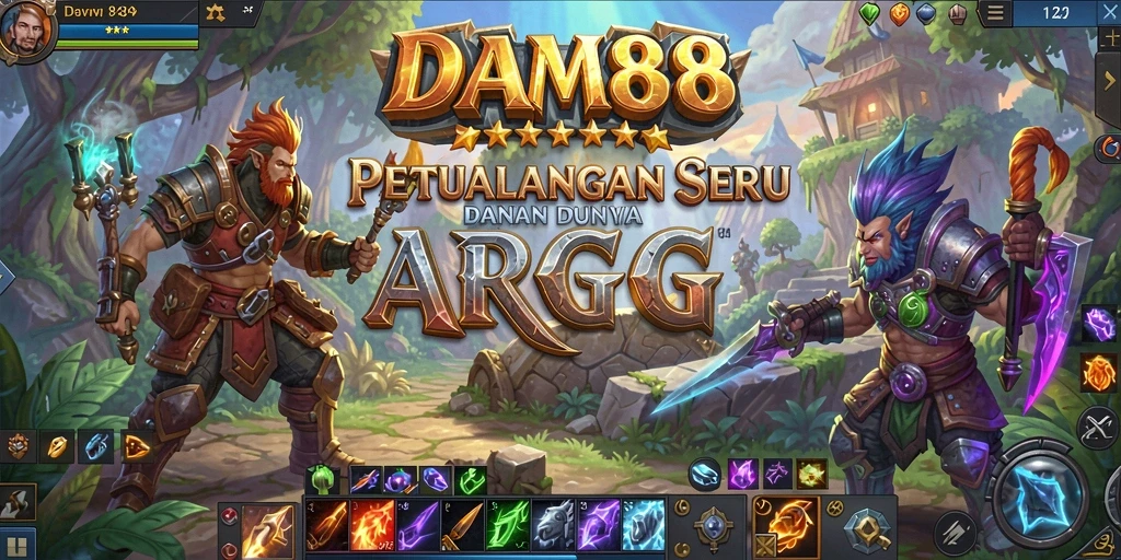 Tampilan gameplay DAM88 yang penuh aksi di dunia ARPG.