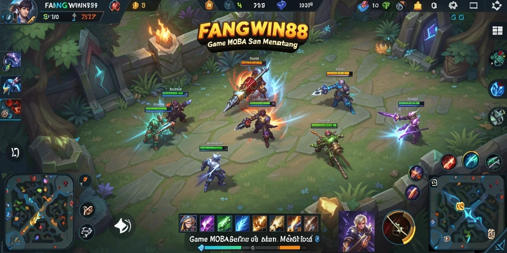 Tangkapan layar gameplay FANGWIN88 yang menampilkan pertempuran seru di medan tempur.