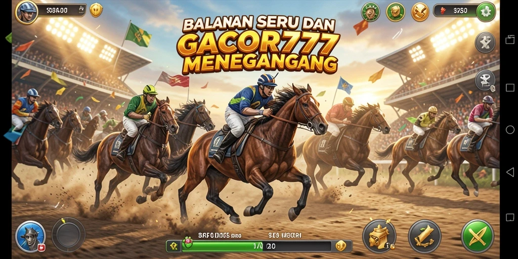 Tampilan gameplay Racing yang mendebarkan dan penuh aksi.