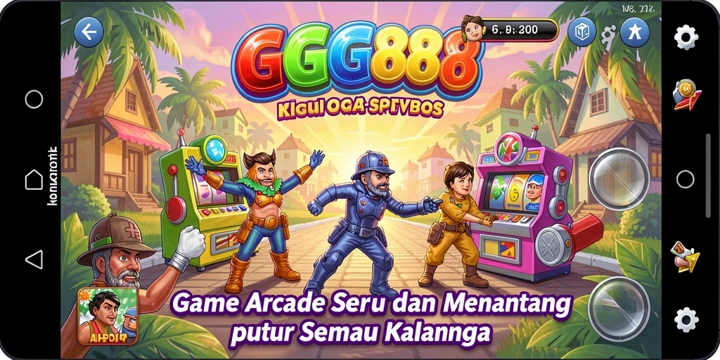Tampilan gameplay GGG888 yang seru dan penuh tantangan.