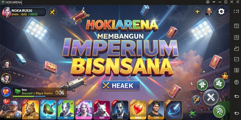 Tampilan gameplay HOKIARENA yang menarik dan interaktif.