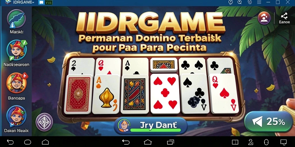 Tampilan gameplay utama IDRGAME dengan grafis menarik dan antarmuka yang ramah.