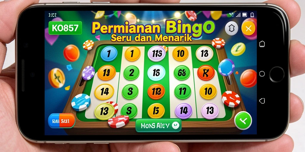 Screenshot gameplay KO857 yang menarik dan seru dalam permainan Bingo.