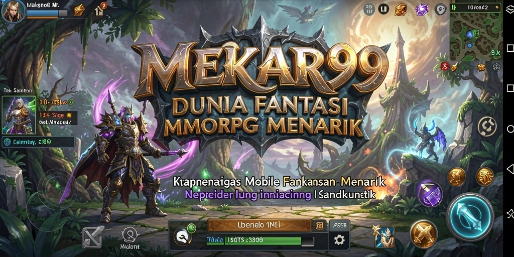 Gameplay MMORPG yang mendebarkan di MEKAR99.
