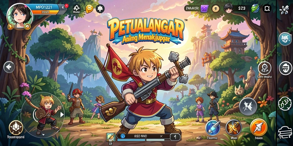 Tampilkan aksi seru dalam petualangan dunia anime yang menakjubkan.