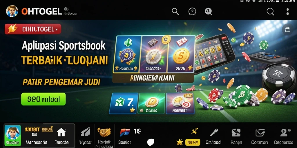 Tampilan layar utama OHTOGEL dengan berbagai pilihan olahraga untuk taruhan.