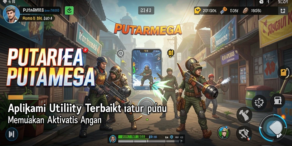 Tampilan antarmuka PUTARMEGA yang sederhana dan fungsional.