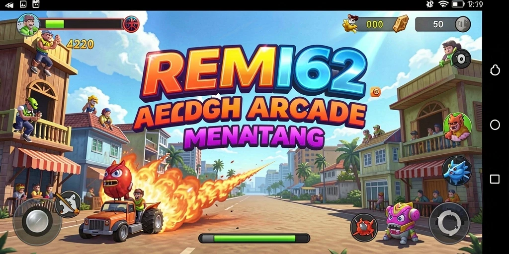 Tampilan gameplay seru dengan berbagai tantangan Arcade.