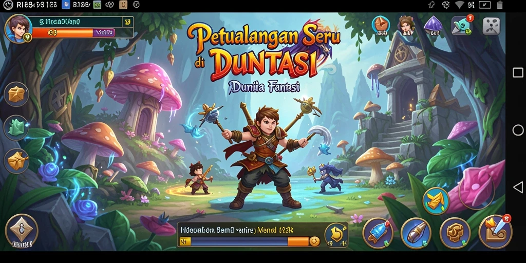 Tangkapan layar utama gameplay RI188 menampilkan aksi petualangan seru.