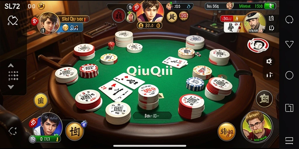Tampilan gameplay QiuQiu di SL72 yang menegangkan.