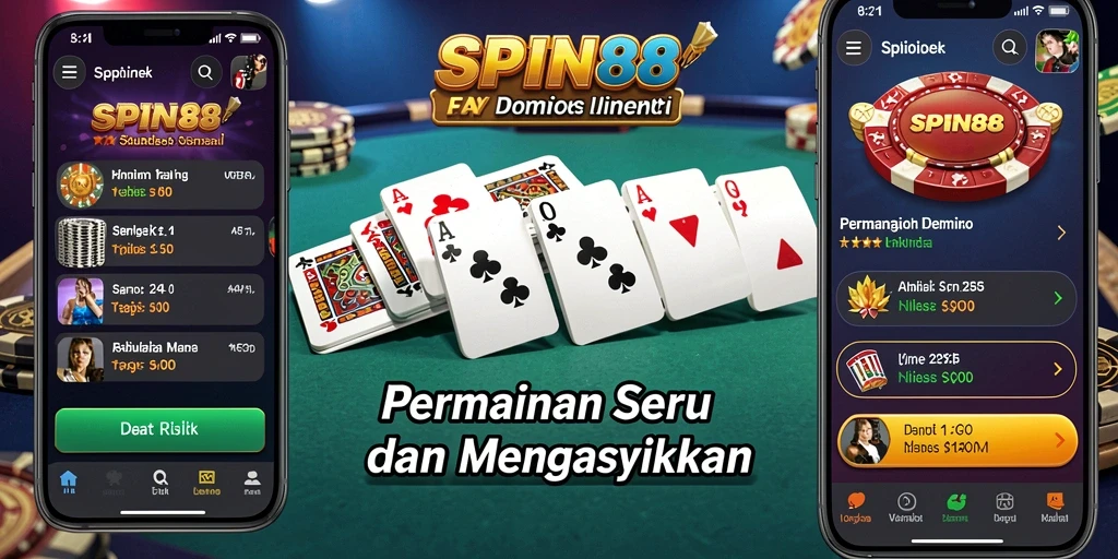 Gameplay seru dan menantang dalam SPIN88.