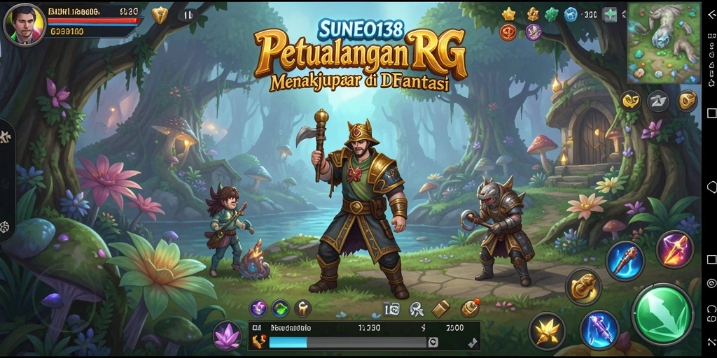 Screenshot mendebarkan dari gameplay RPG SUNEO138 yang penuh aksi.