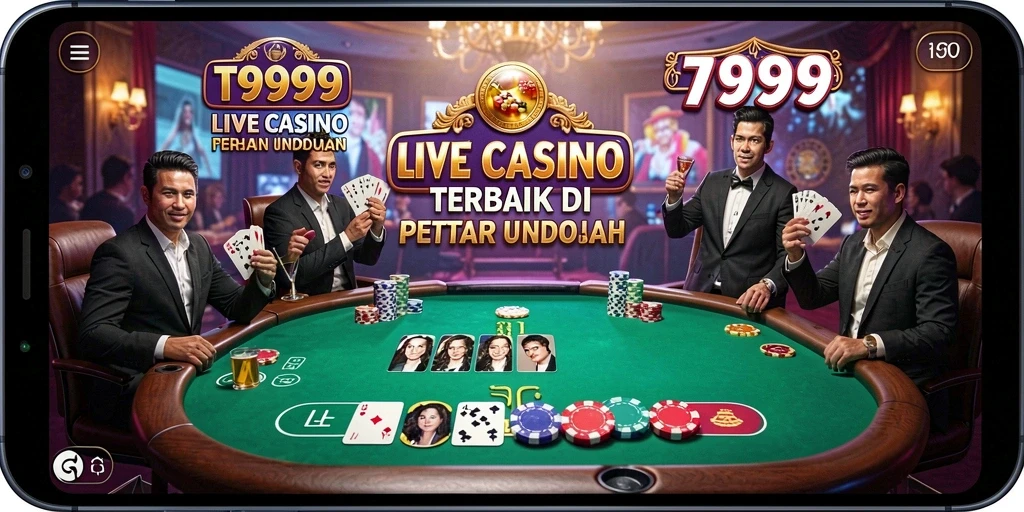 Gameplay Live Casino T9999 yang seru dan menghibur.