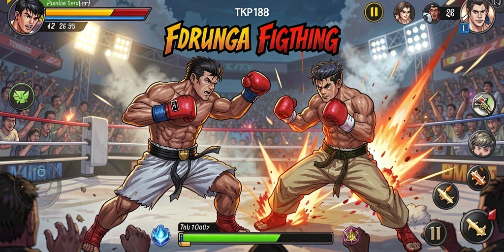 Tampilan gameplay TKP188 yang mendebarkan dan penuh aksi.