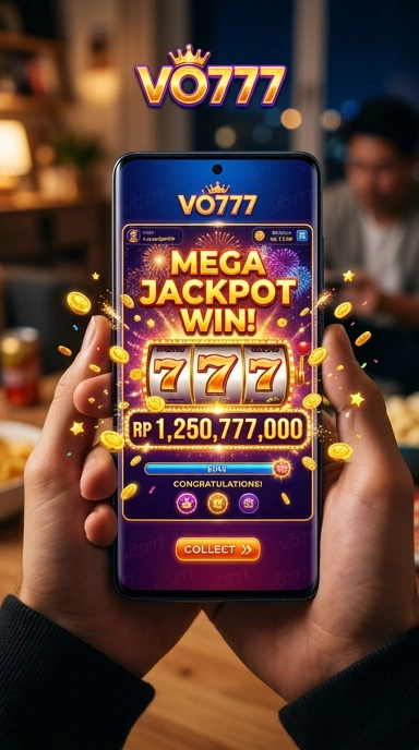 Antarmuka pencarian aplikasi vo777 yang sederhana dan efektif.